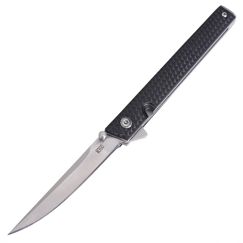8" Stiletto Folder EDC 58HRC Blade Tactical Piercing Knife LOW PROFILE for Concealment. READ DESCRIPTION